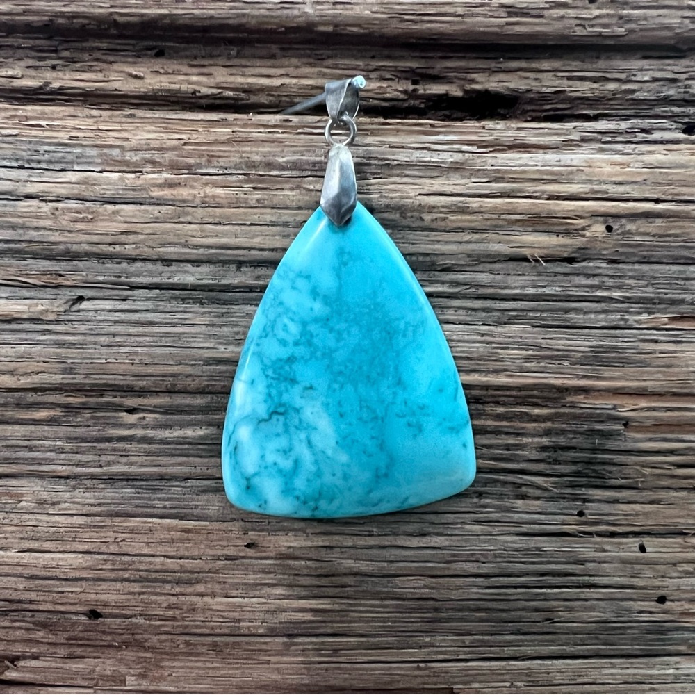 Turquoise style pendant charm for necklace